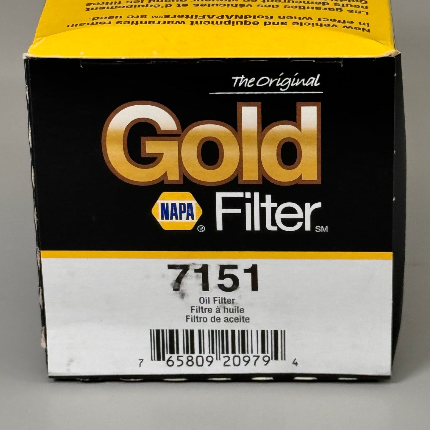 NAPA Original Gold Filter Microglass Media Material 1"-16 Thread 5 Micron 7151