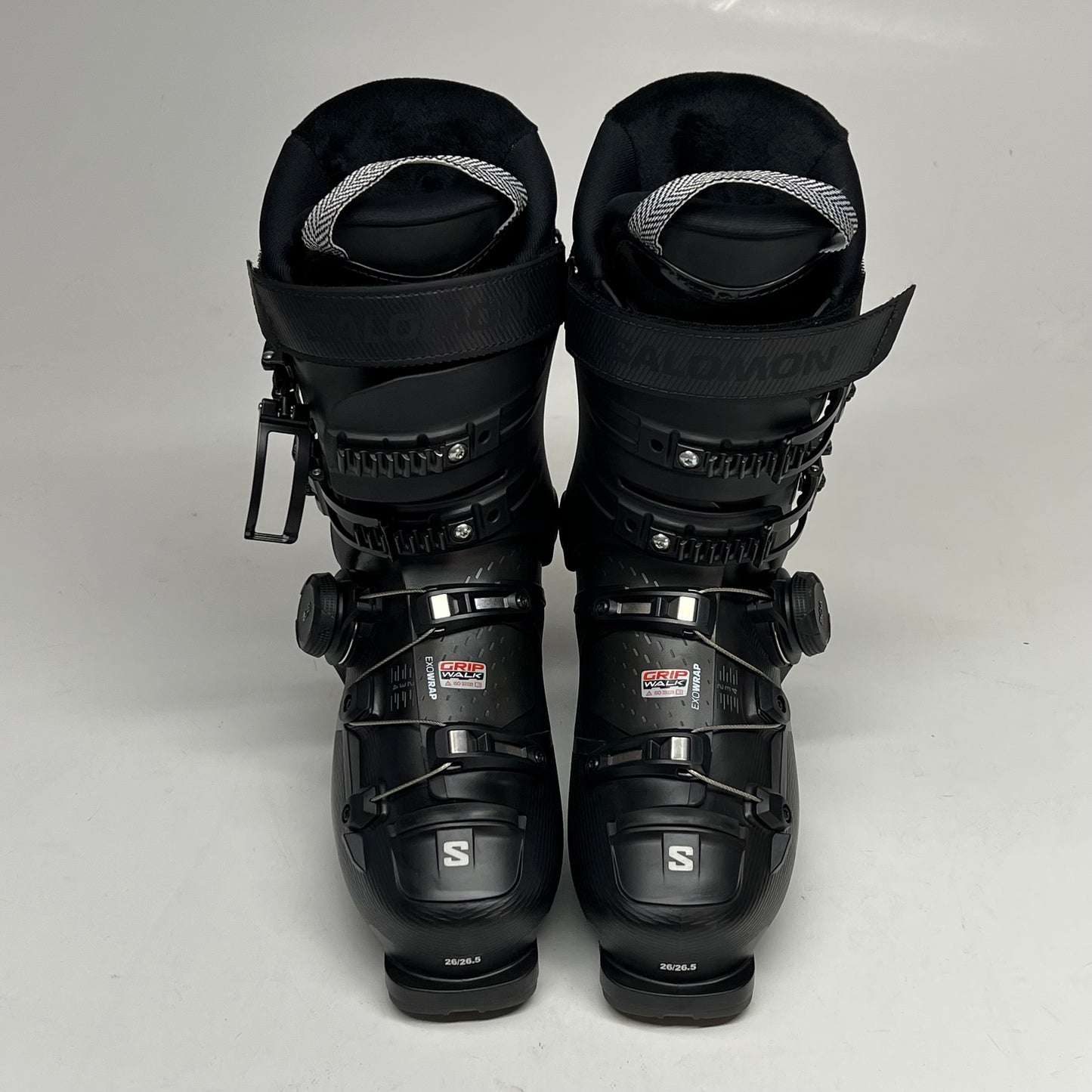 SALOMON S/pro Supra 100 Alpine Boots  Men's Sz 26 Dark Grey Mat L47709000