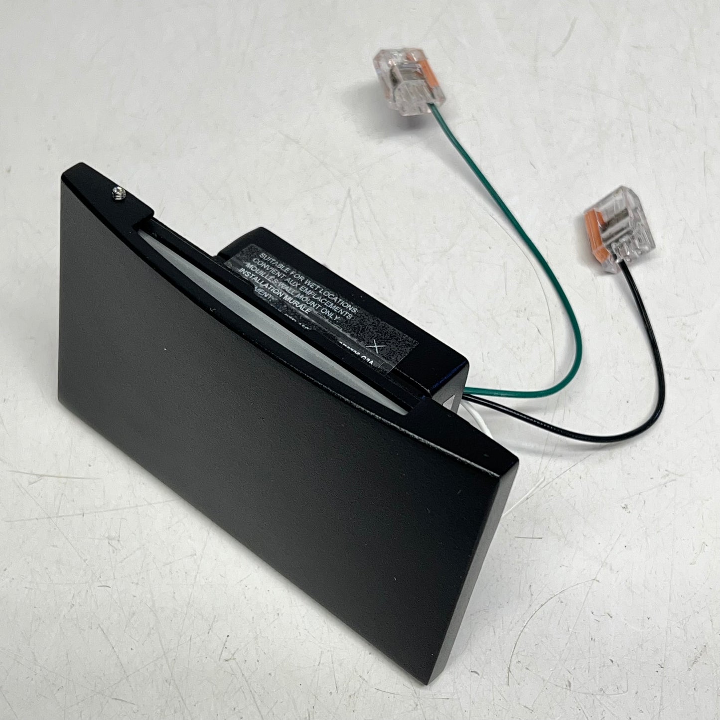 WAC LIGHTING Horizontal Step / Wall Light 120V Matte Black WL-LED110-C-BK