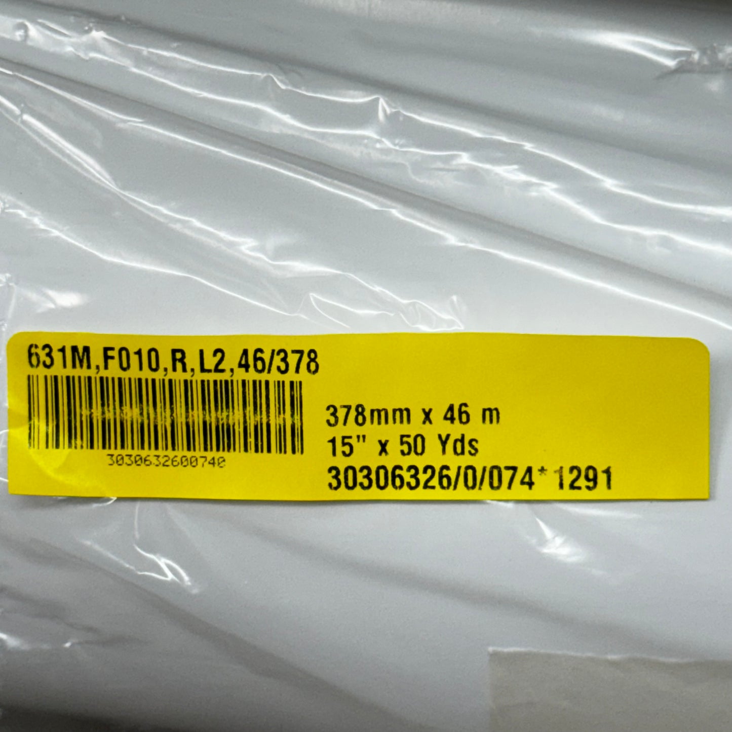 ORAFOL Oracal Exhibition Cal White 15" X 50Yds 631M-010