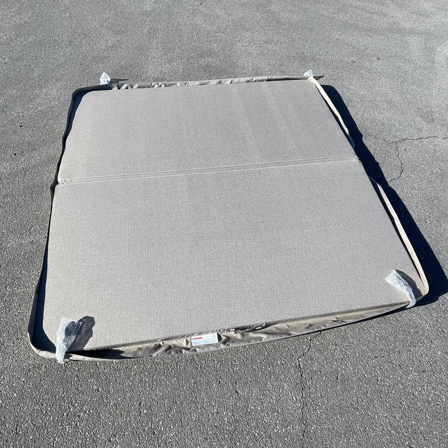 ZA@ Pallet of HOTSPRING Spa Cover 99”x91” Grey 1931716C-305 (AS-IS)