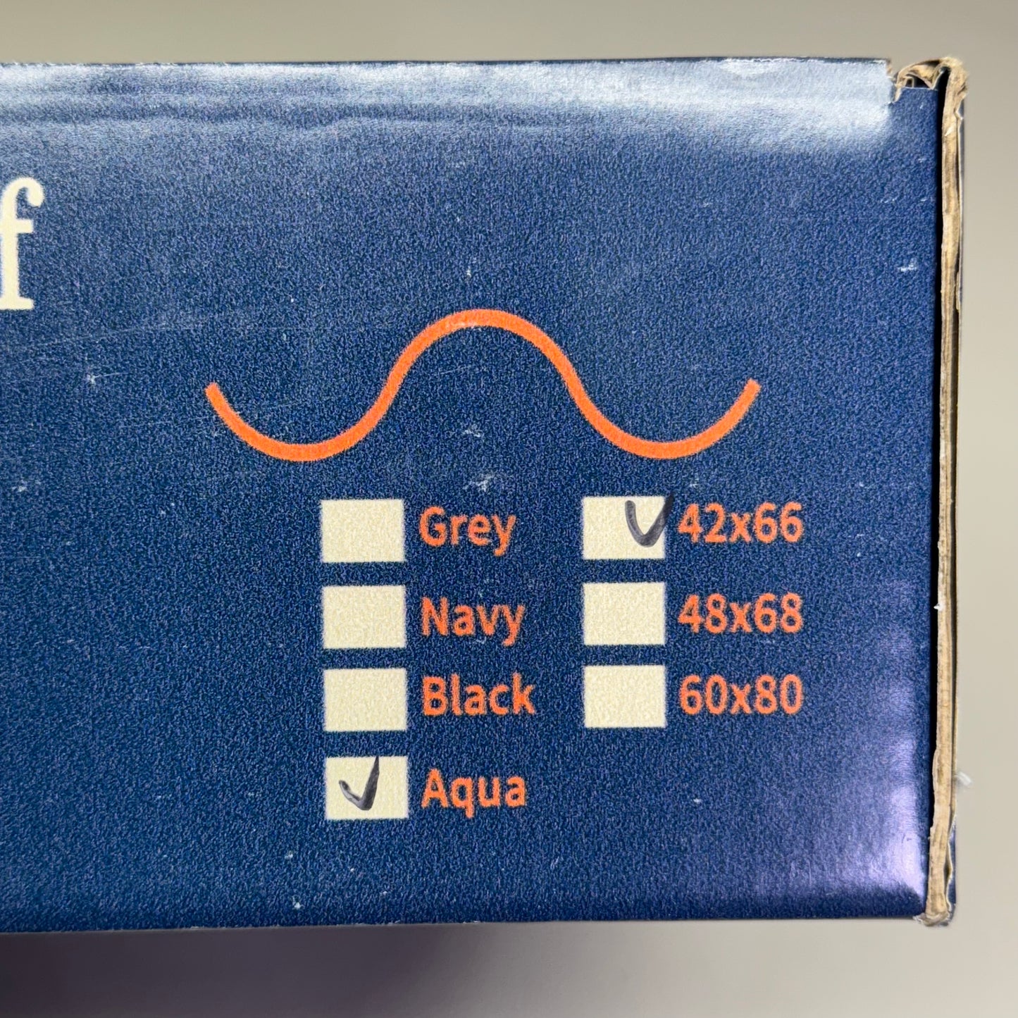 THERA Weighted Blanket Sz 42" x 66", Relaxing Aqua