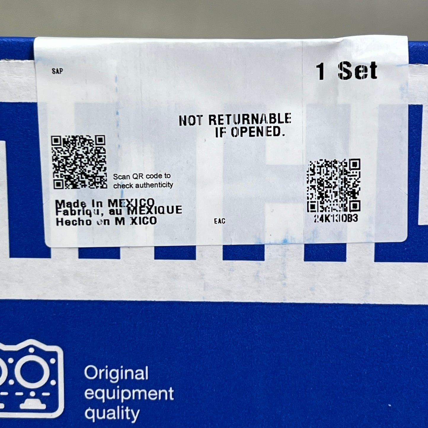 MAHLE for Ford Turbocharger Mounting Gasket Set Sz 8"Hx7"L X 2.2"W GS33692