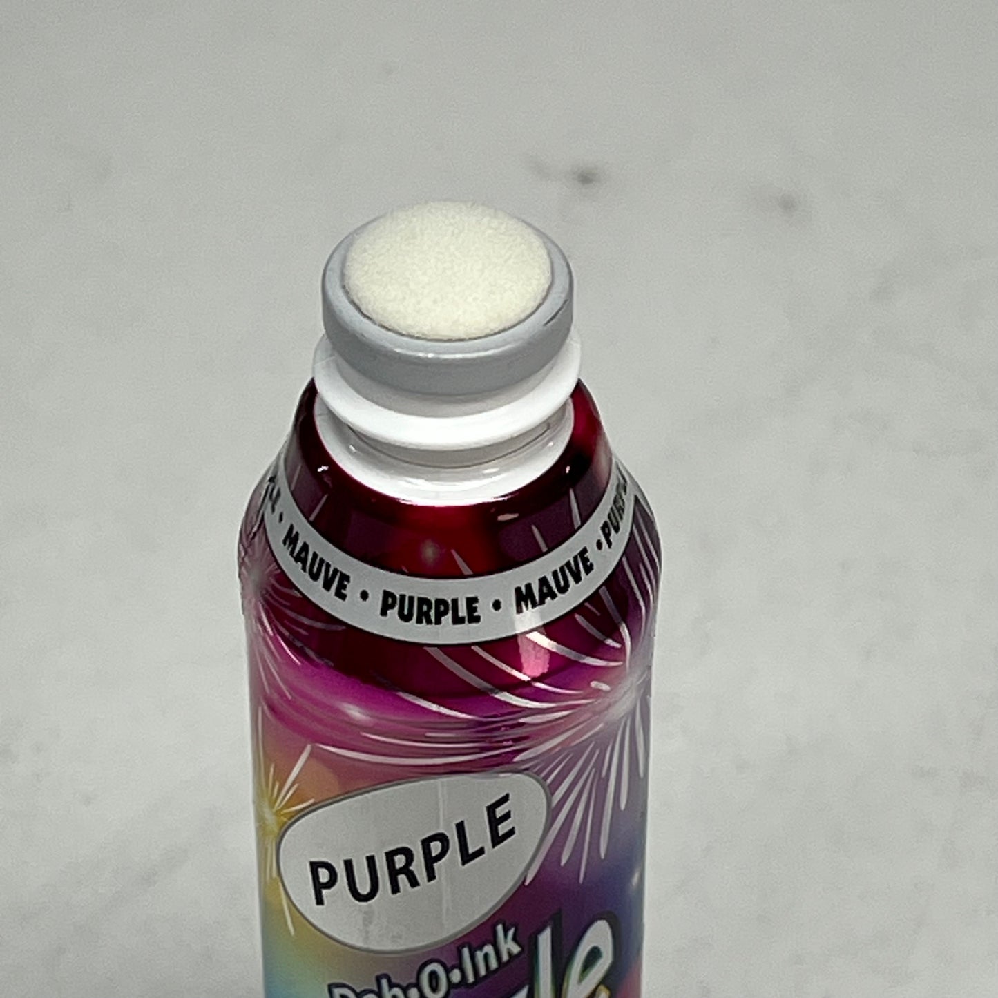 DAB O INK (12 PACK) Dazzle Shimmery Glitter Ink Bingo Dot Marker 80 Ml Purple A26