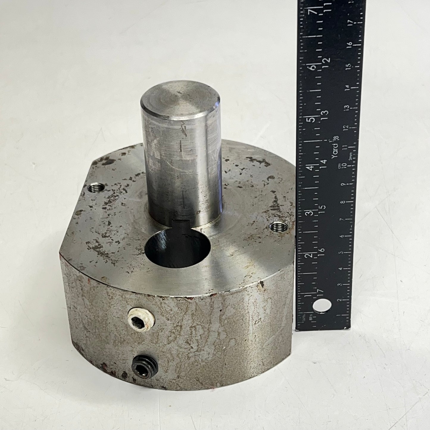 (2 PACK) Large Cutting Tool Heads For CNC Machining ~10.5" L - ~5.5" Dia (Used)