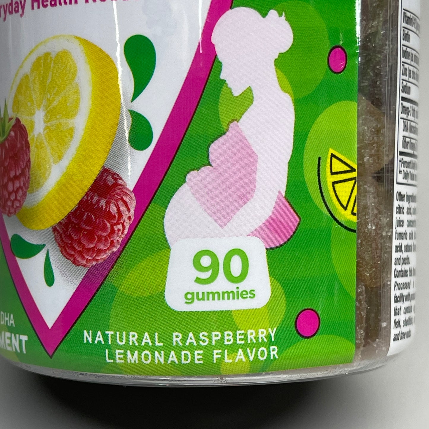 VITAFUSION 3-PACK! PreNatal Lemon Raspberry Vitamins Gummies 90 Gummies BB 05/24