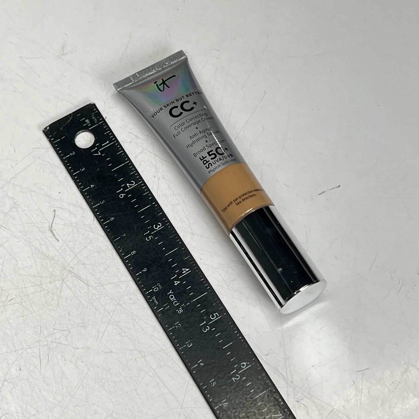IT COSMETICS Cc+ Full-coverage Foundation w/ Spf 50+ 1.08oz Tan Warm BB 04/28