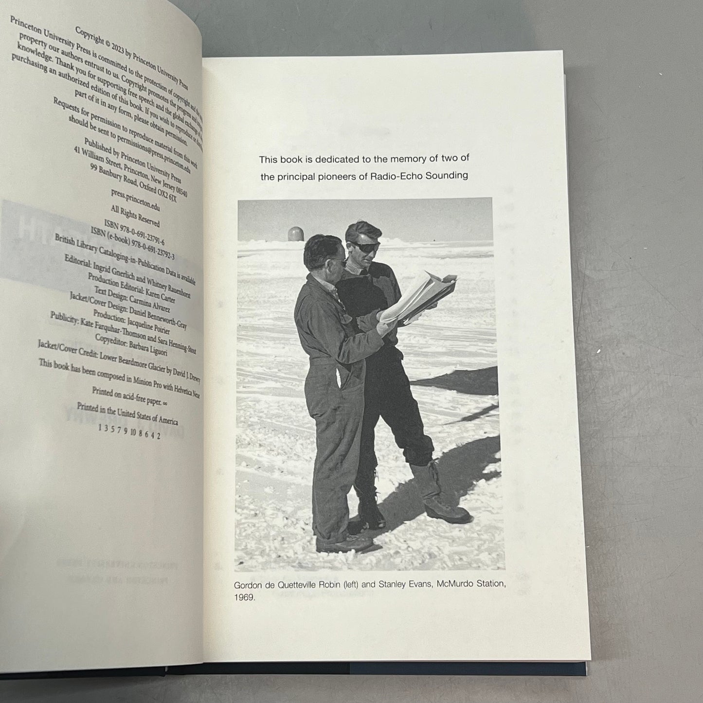 THE LAND BENEATH THE ICE The Pioneering Years Of Radar Exploration In Antarctica