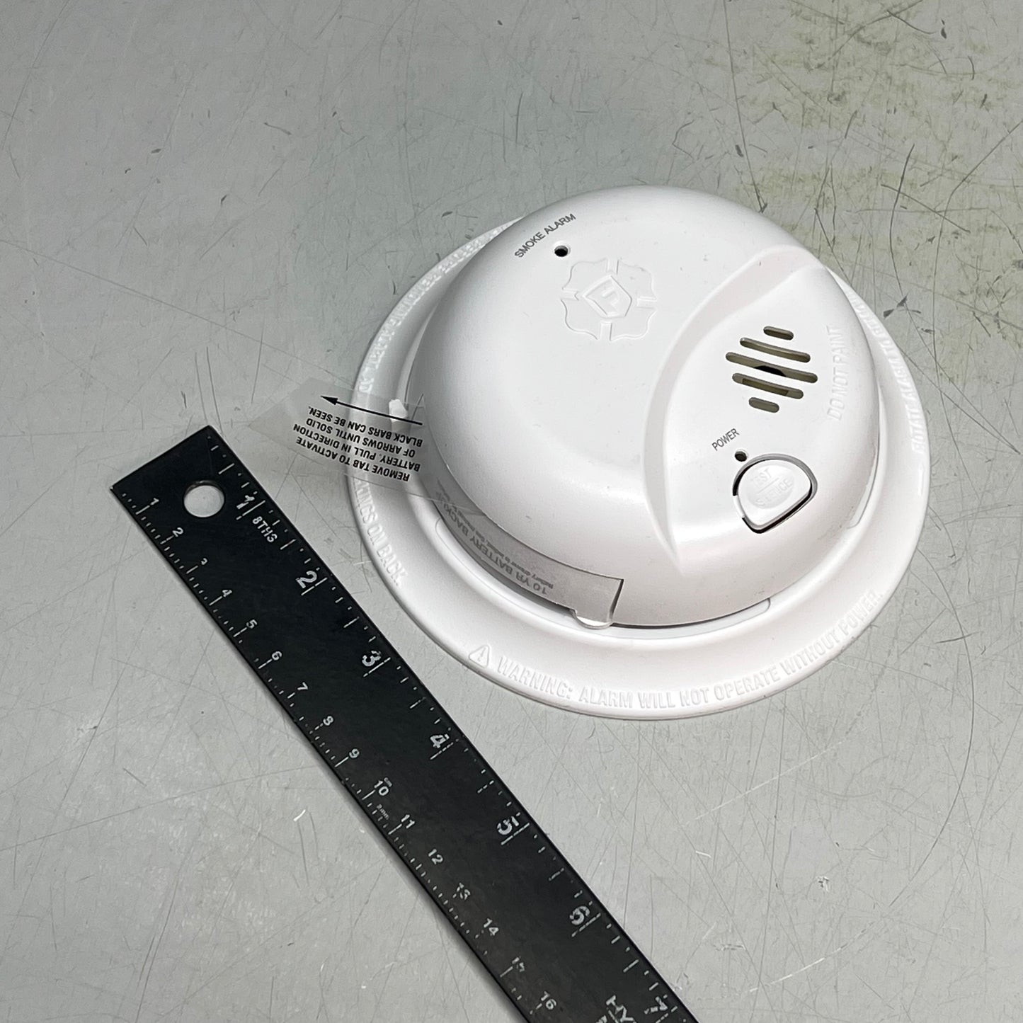 FIRST LINE Interconnect Hardwire Smoke Alarm W/ 10 Year Battery Backup SMI105-AC