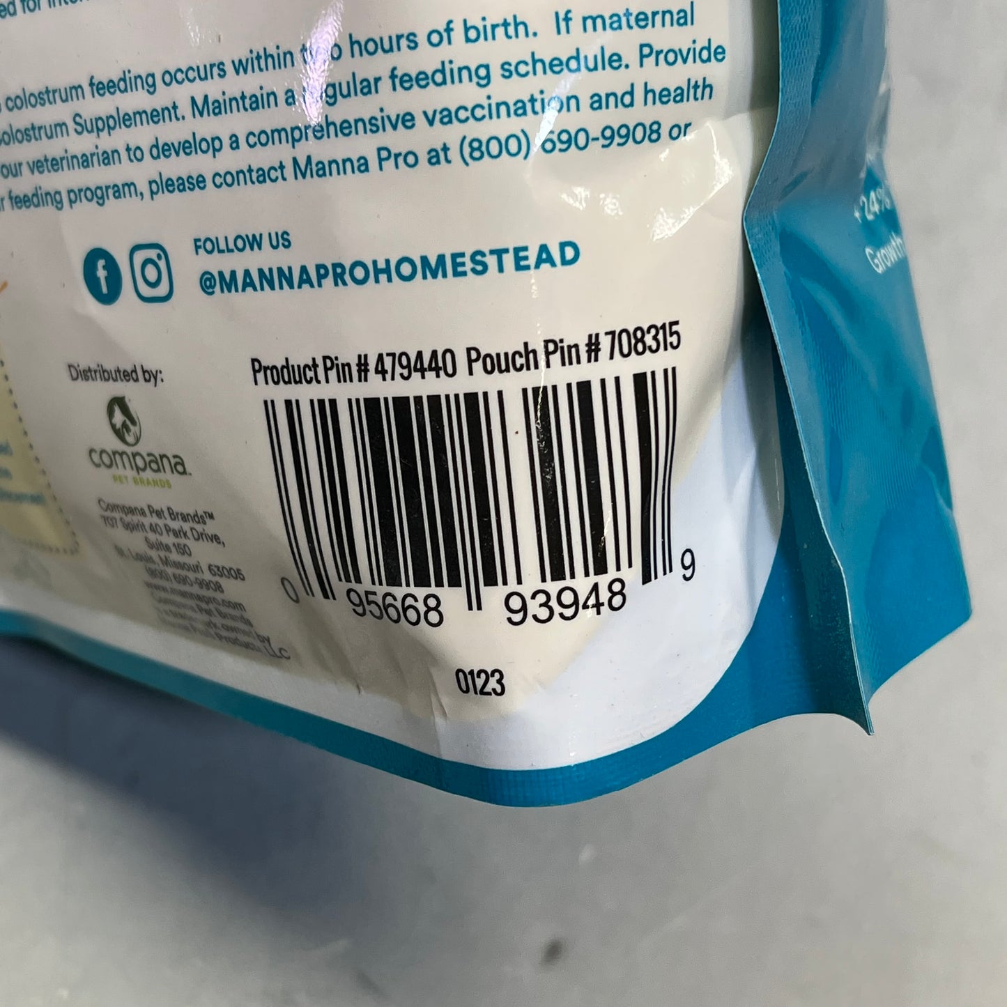 NURSE ALL All-Milk Replacer W/ Probiotics Multi-Species 3.5lbs White BB 03/26