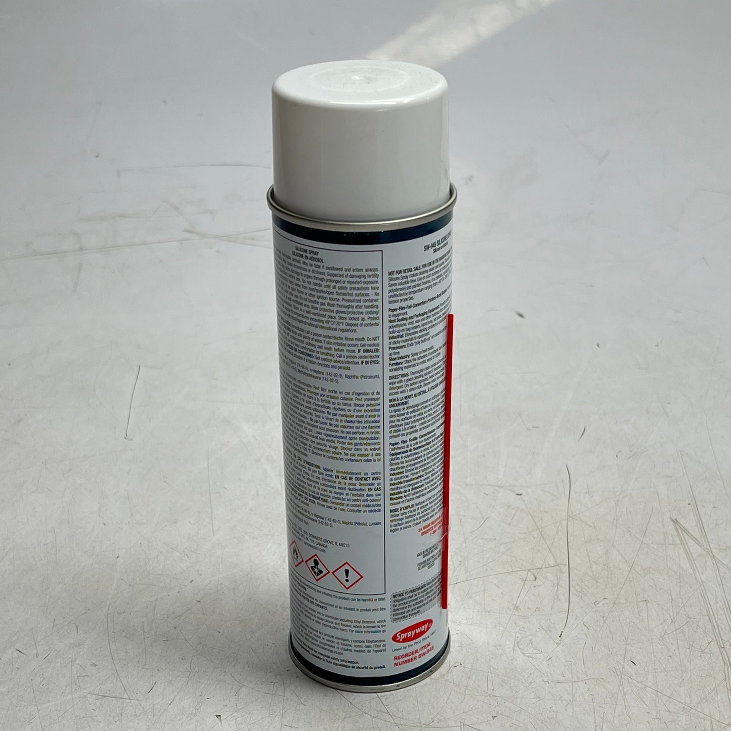 ZA@ SPRAYWAY (2 PACK) Silicone Spray 11 Oz -40°C To 204°C Colorless SW-945