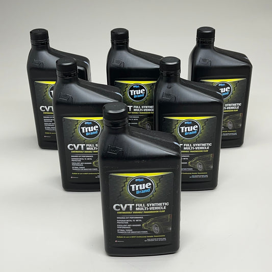 TRUE BRAND (6 PACK) Long Life Anti-Wear CVT Fully Synthetic Fluid 32 floz T4CV32