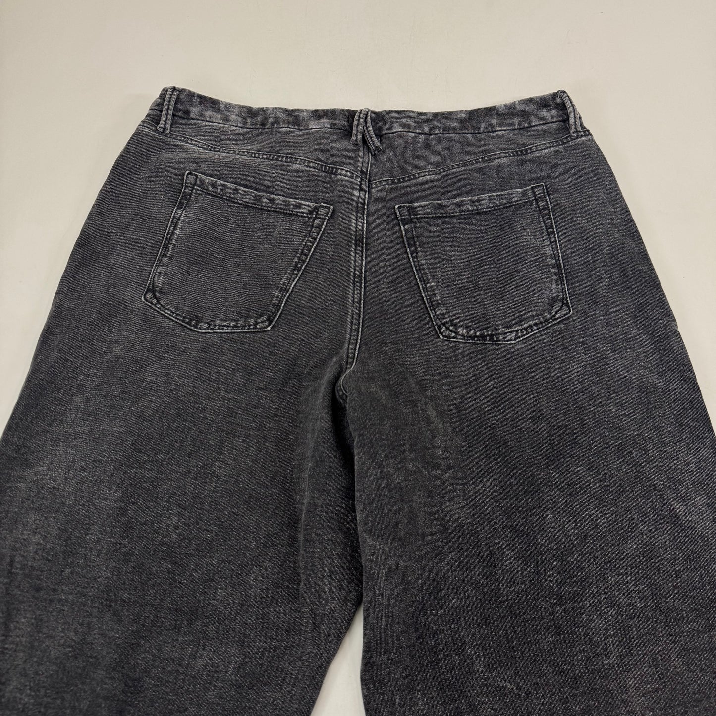 GOOD AMERICAN Jeanius Good Skate Jeans Women's Sz 18 Black GS0409BVN