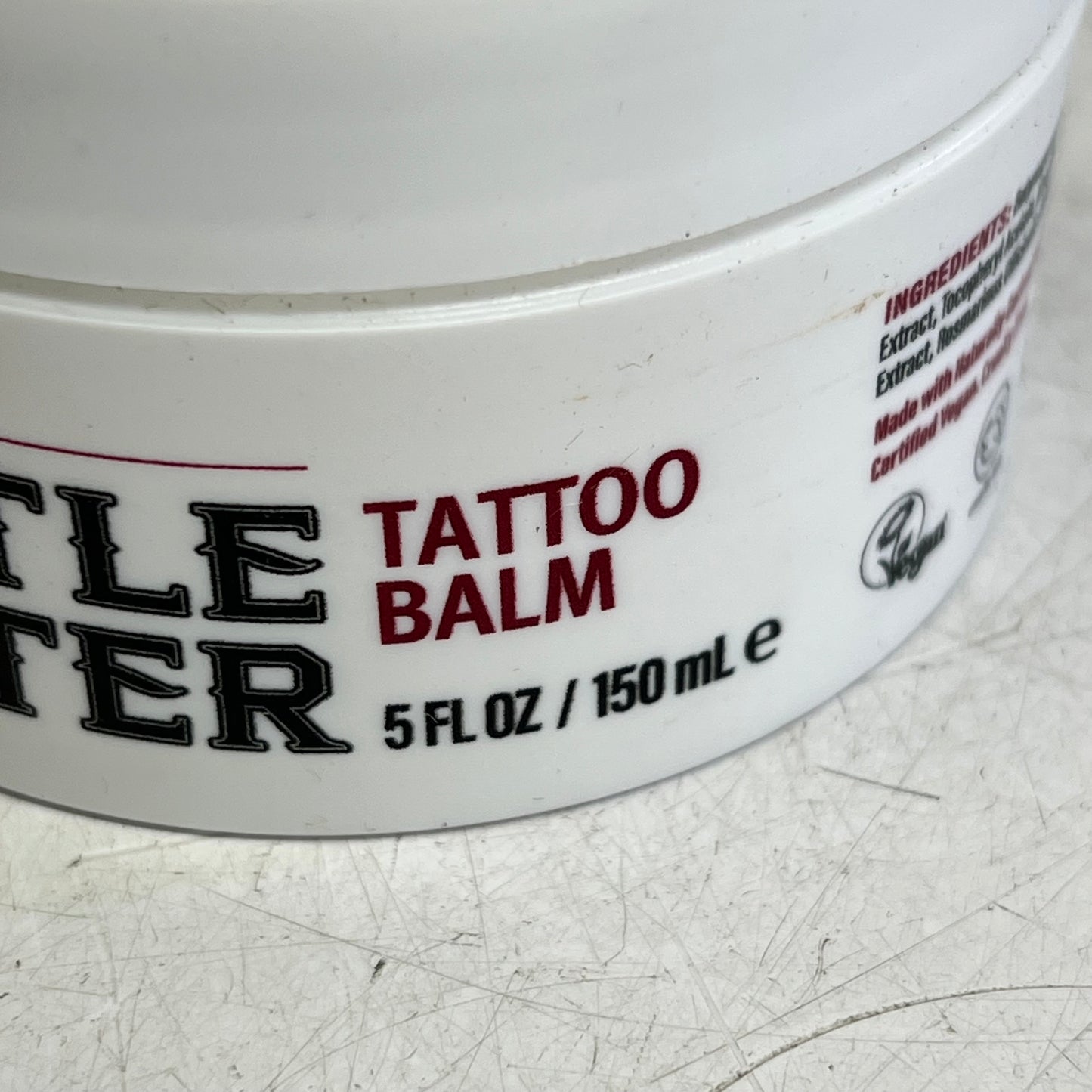 HUSTLE BUTTER  Deluxe Tattoo Balm for New & Existing Tattoos 5 fl oz White