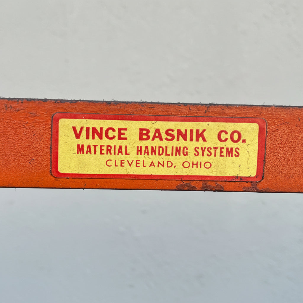 Cnc Tool Holder Cart 65"x 33"x23" 117 Slots Orange (Used)