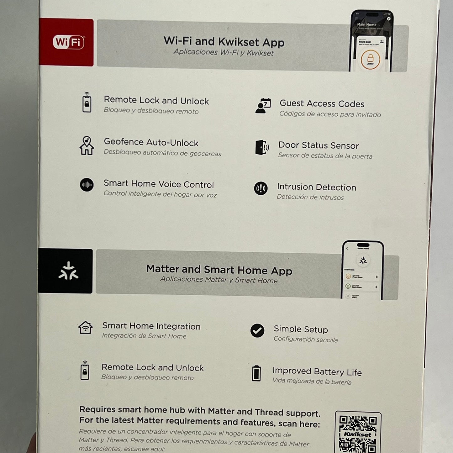 KWIKSET Halo Select WI-FI & Matter Enabled Smart Lock Matte Black 998000-002