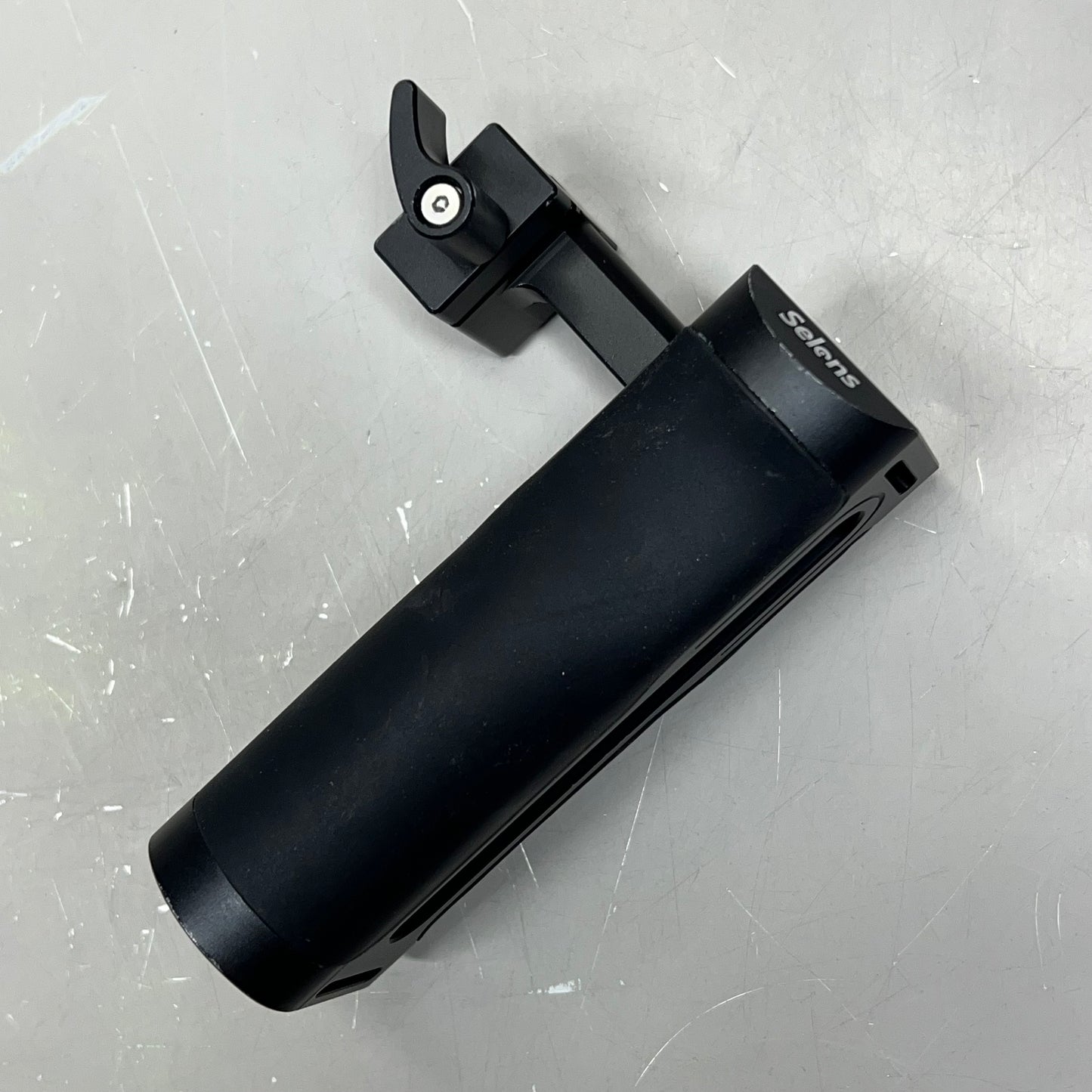 SELENS NATO Standard Cage Side Handle Cold Shoe Mount W/ Lock Black SHS8-2555