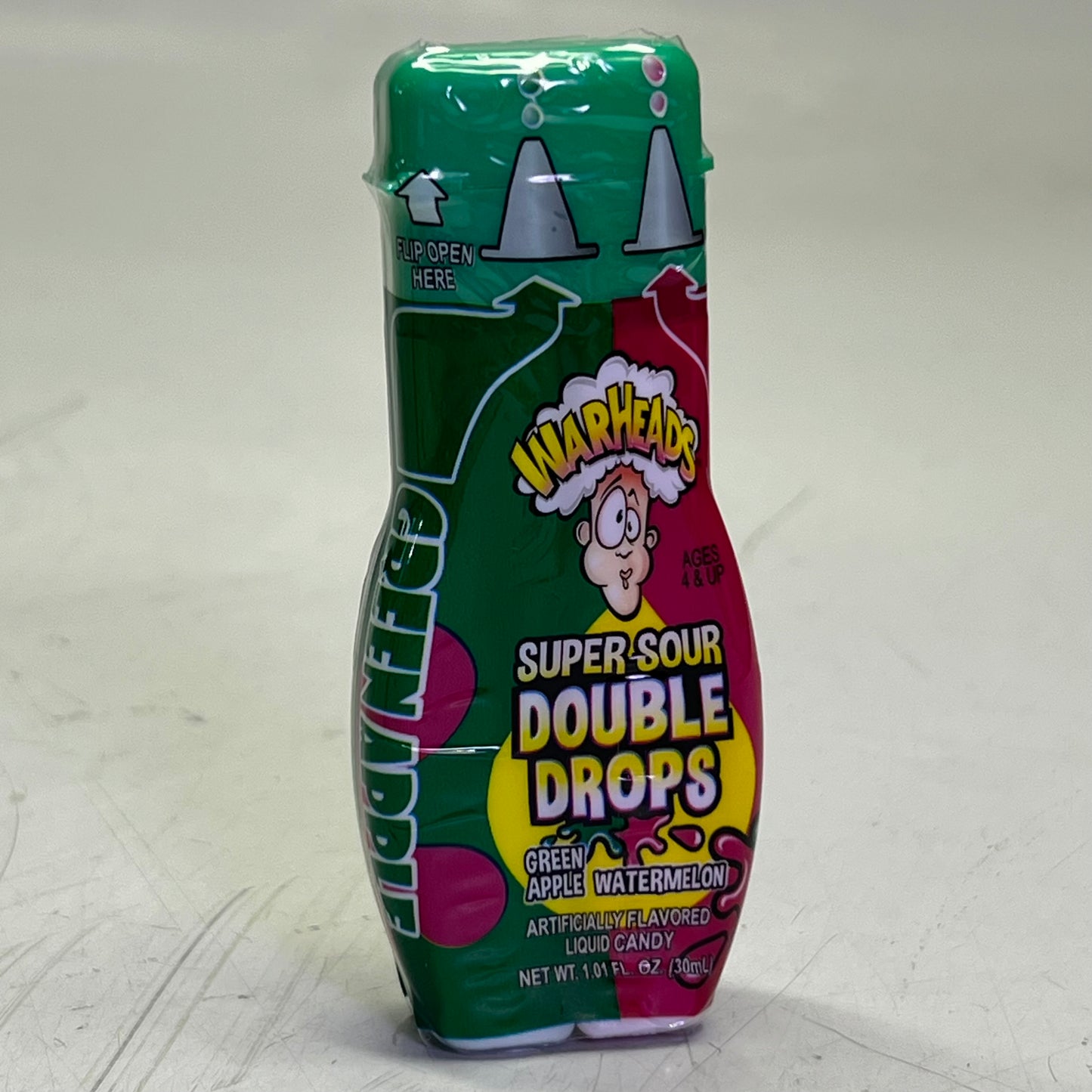 WARHEADS (24 PACK) Super Sour Double Drops 1.01 fl oz BB 05/27 22800