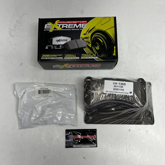 POWER STOP Street Performance Carbon Fiber Ceramic Brake Pads Z26-1365
