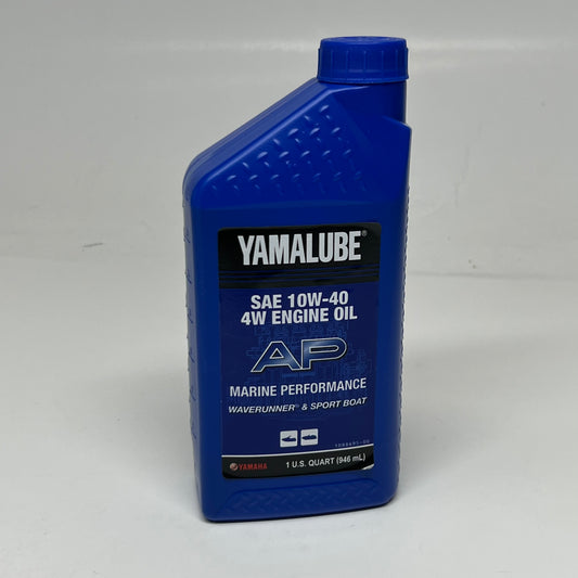 YAMALUBE (12 PACK) SAE 10W-40 4W Engine Oil 1 qt.