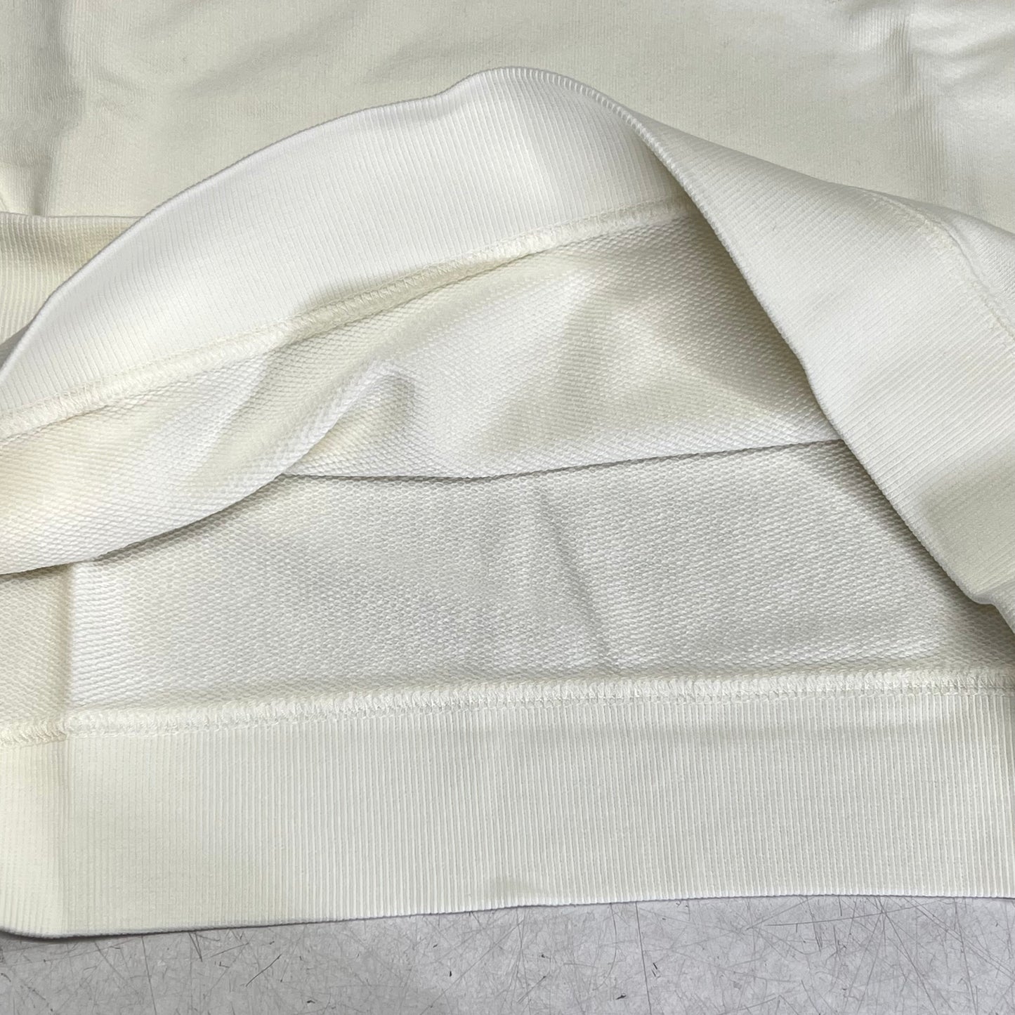 CLOUD 9 Terry Sweatshirt California Inspired  Women's Sz S Antique White