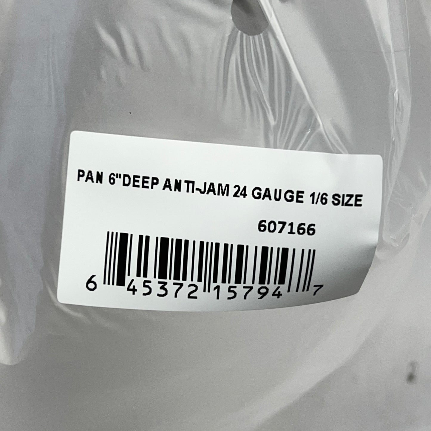 CARLISLE (3 PACK) Durapan Light Gauge Ss Steam Table Pan 1/6 Sz 6" Deep 607166