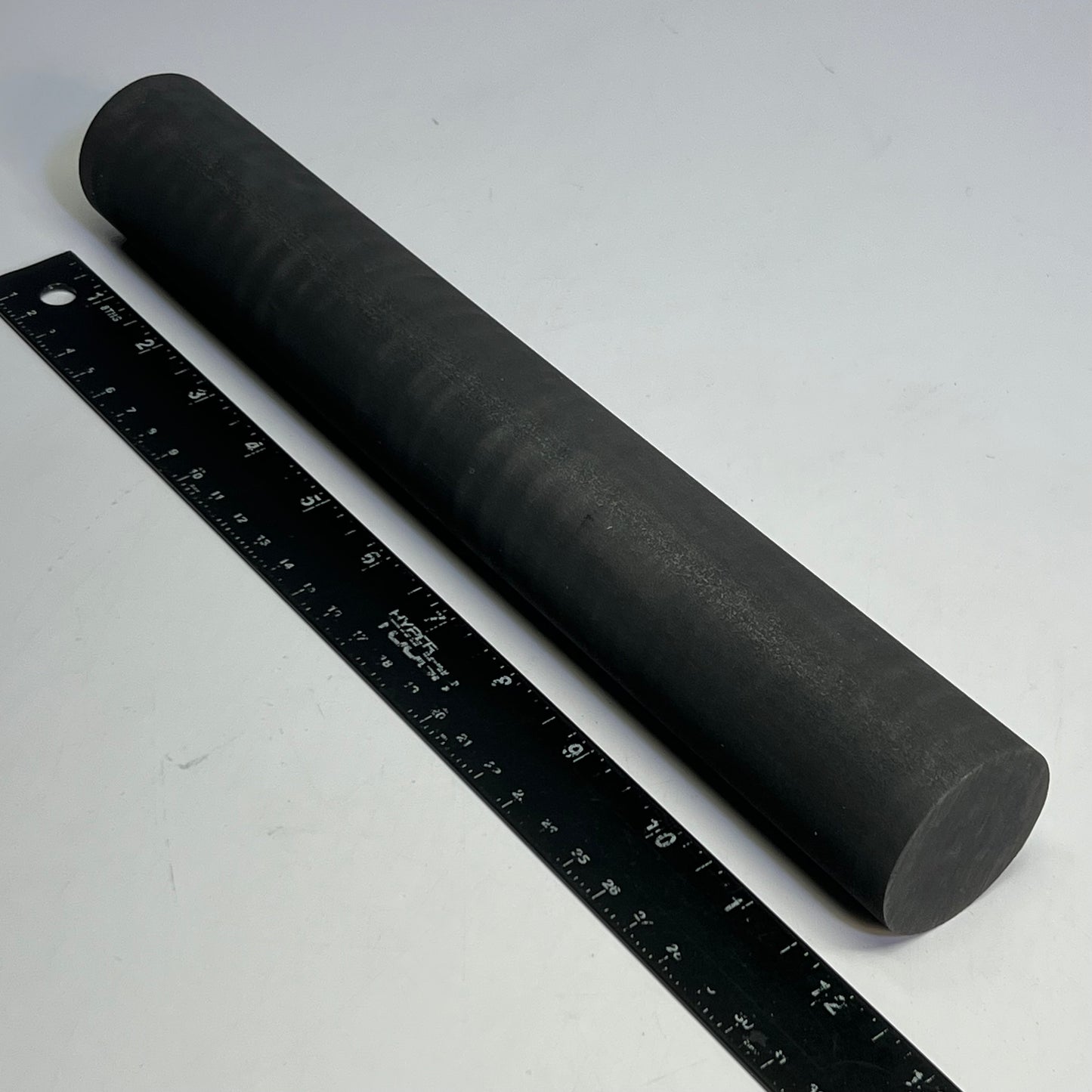 SGL CARBON Natural Charcoal Round Rod Sz 1.75"D x 1 ft.