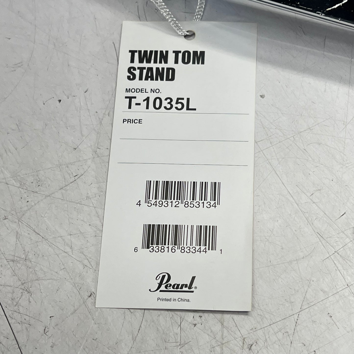 PEAL Twin Tom Stand W/ L-rod Premium Tour Grade Adjustable Chrome T-1035L