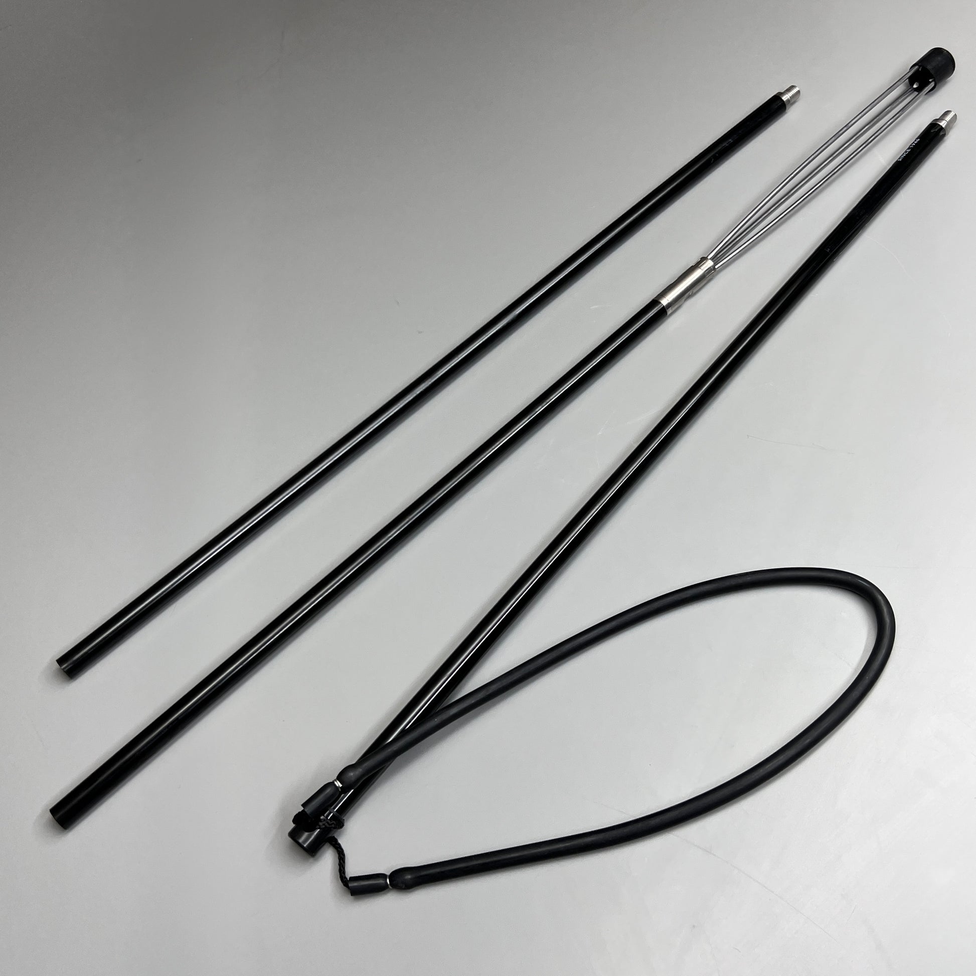 CRESSI Aluminum Pole Spear w/ Paralyzer Tip 3pcs - 6.0 ft Black