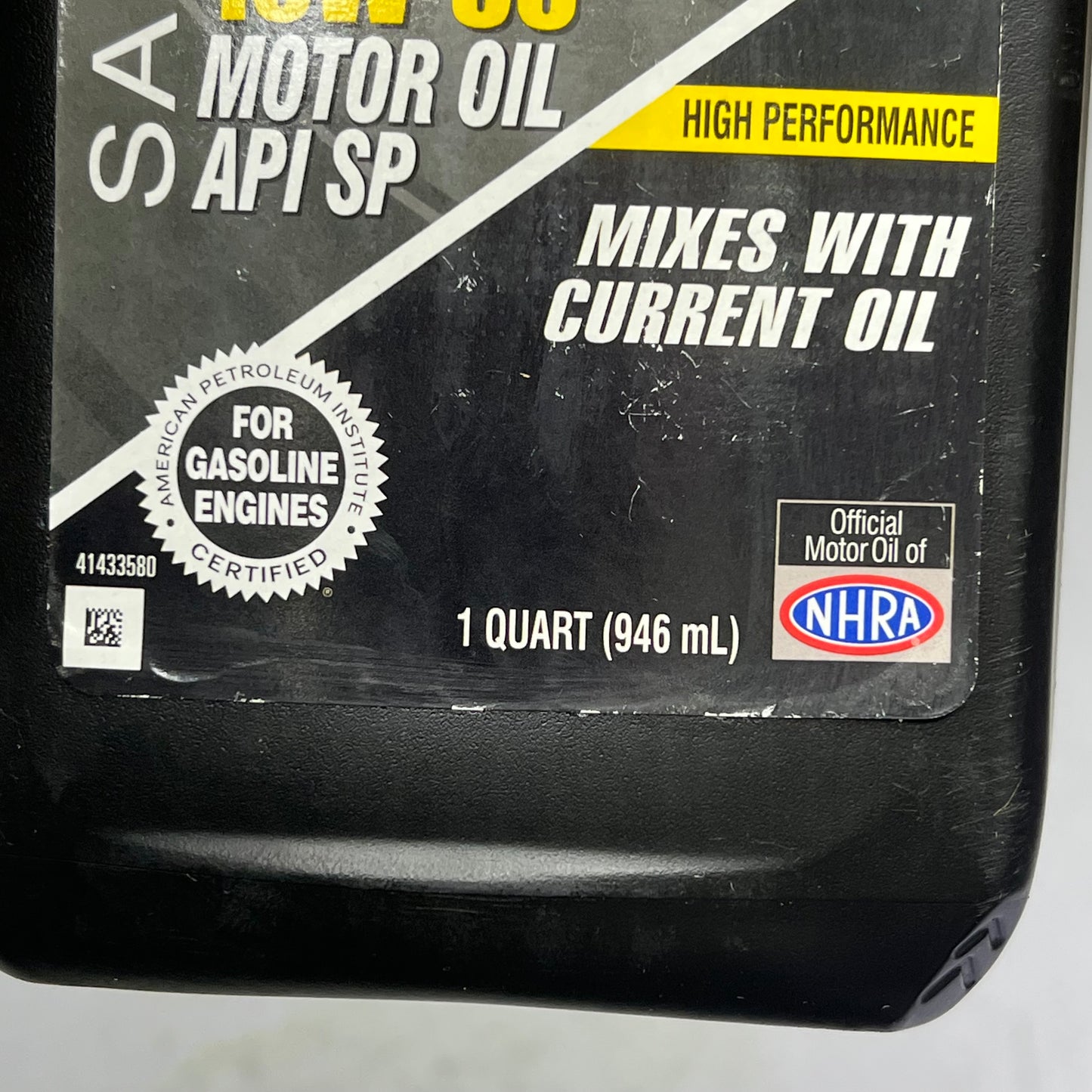 ZA@ LUCAS (6 PACK, 1 QUART EACH) SAE 10W-30 Motor Oil API SP
