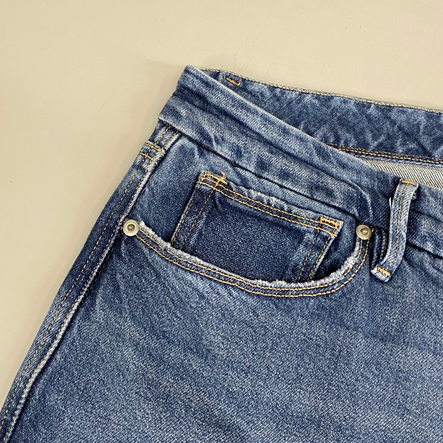 GOOD AMERICAN Good Curve Straight Jeans Women's Sz 15 Indigo737 GCST220T