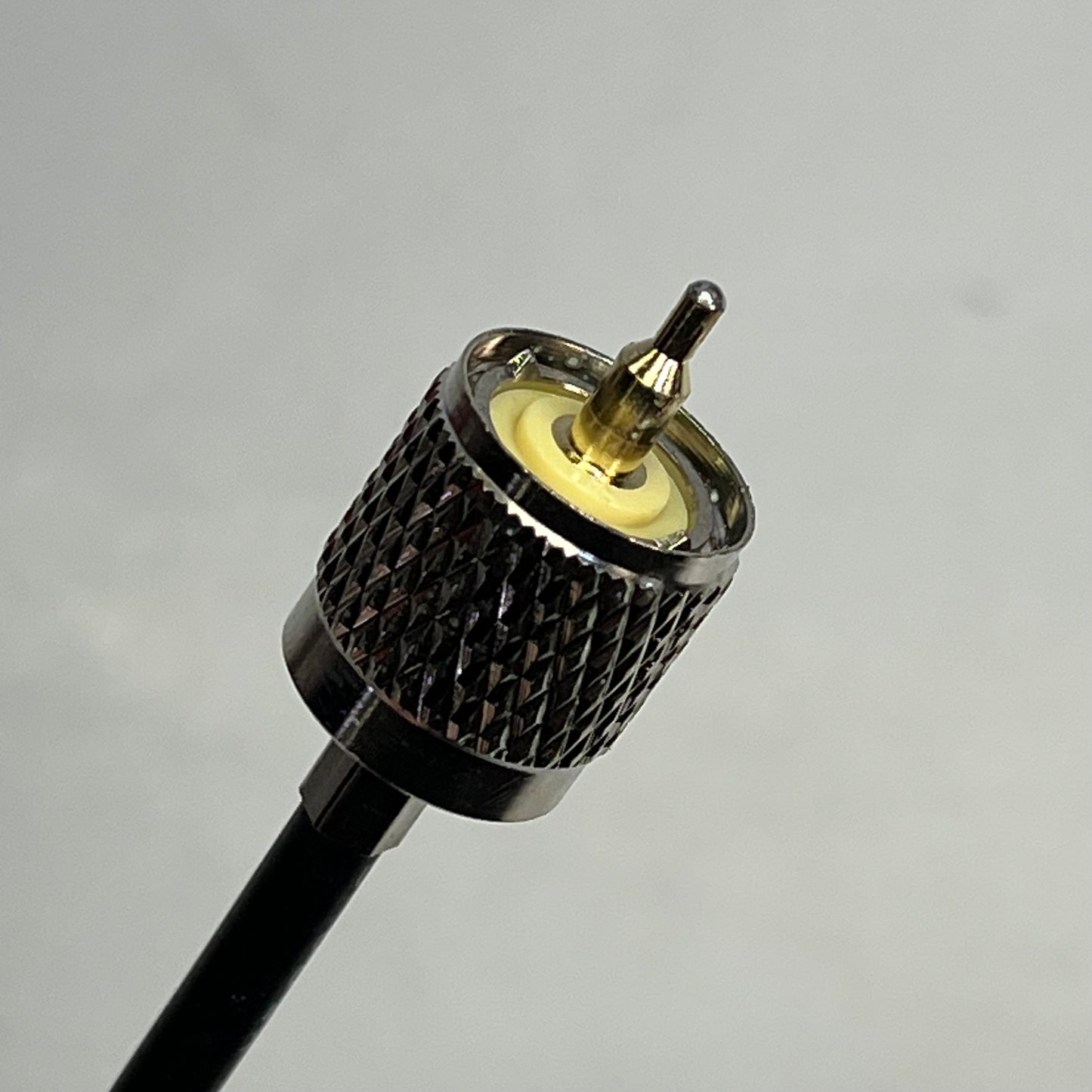 PANA PACIFIC CB Single Antenna Cable Pro58U-A95 Coax 12" Chrome/Black