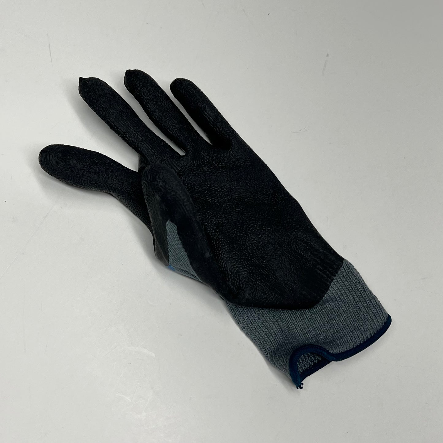 SHOWA (12 PACK) Coated Knit Gloves Rough Latex Unisex Sz M 10 Ga Grey 330L-09