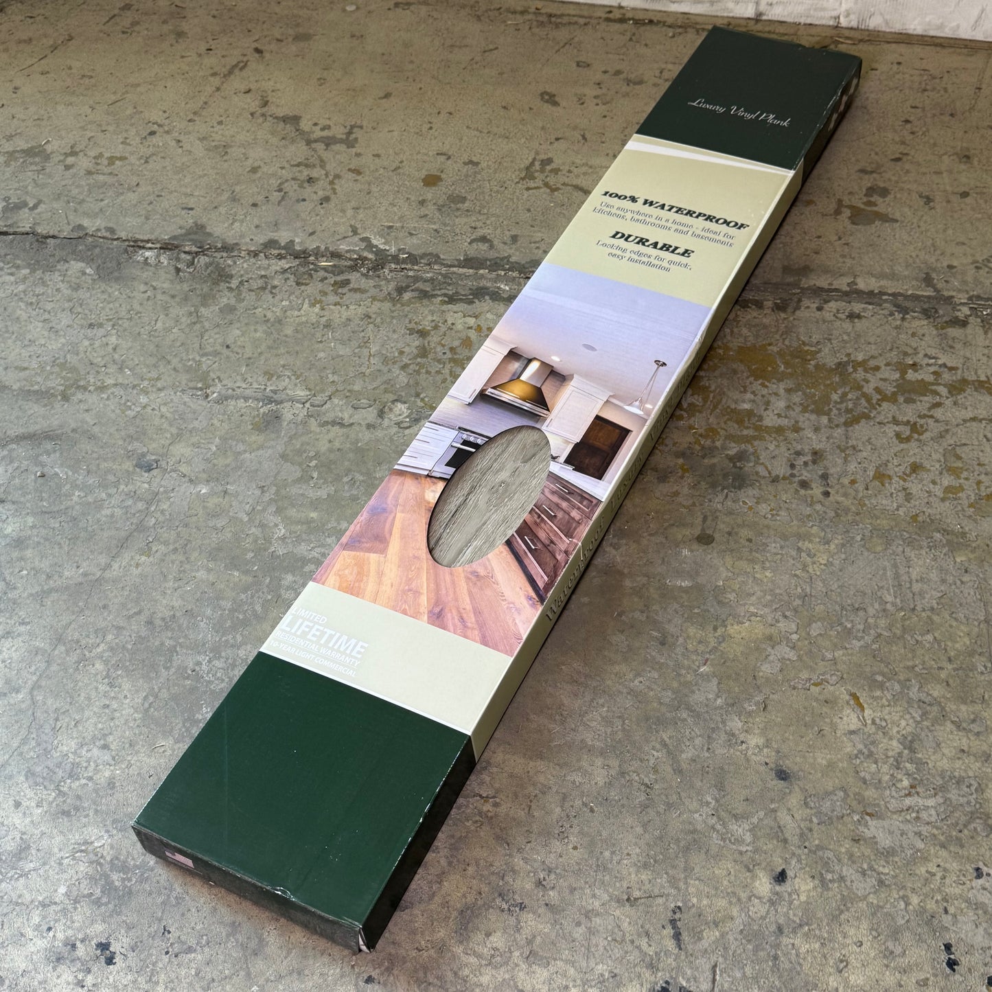 RIO GRANDE (6 Pieces) Luxury Vinyl Plank 9" x 60" Light Brown 1097568007960