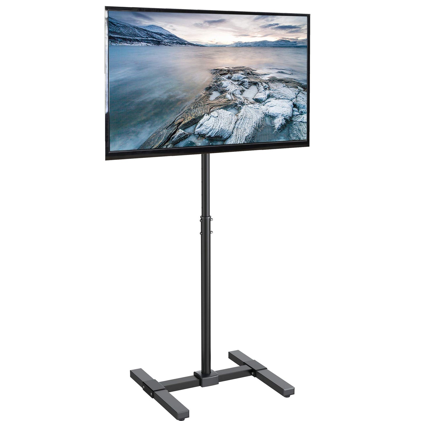 VIVO TV Floor Stand for 13 to 50 Inch Flat Panel Led Lcd Plasma Screens 13 to 50 Inch Black STAND-TV07