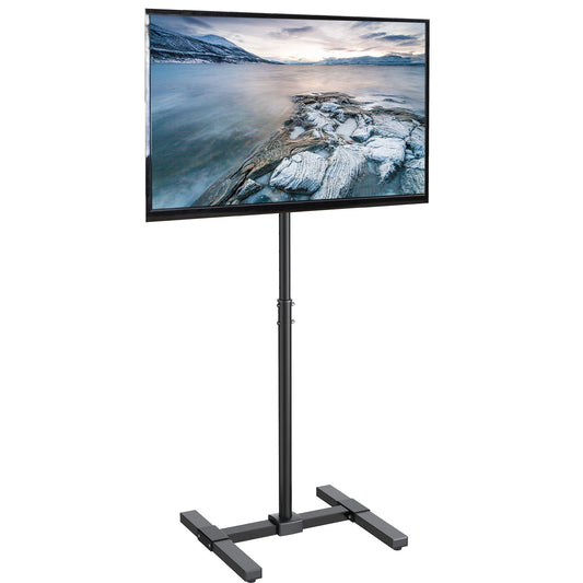 VIVO TV Floor Stand for 13 to 50 Inch Flat Panel Led Lcd Plasma Screens 13 to 50 Inch Black STAND-TV07