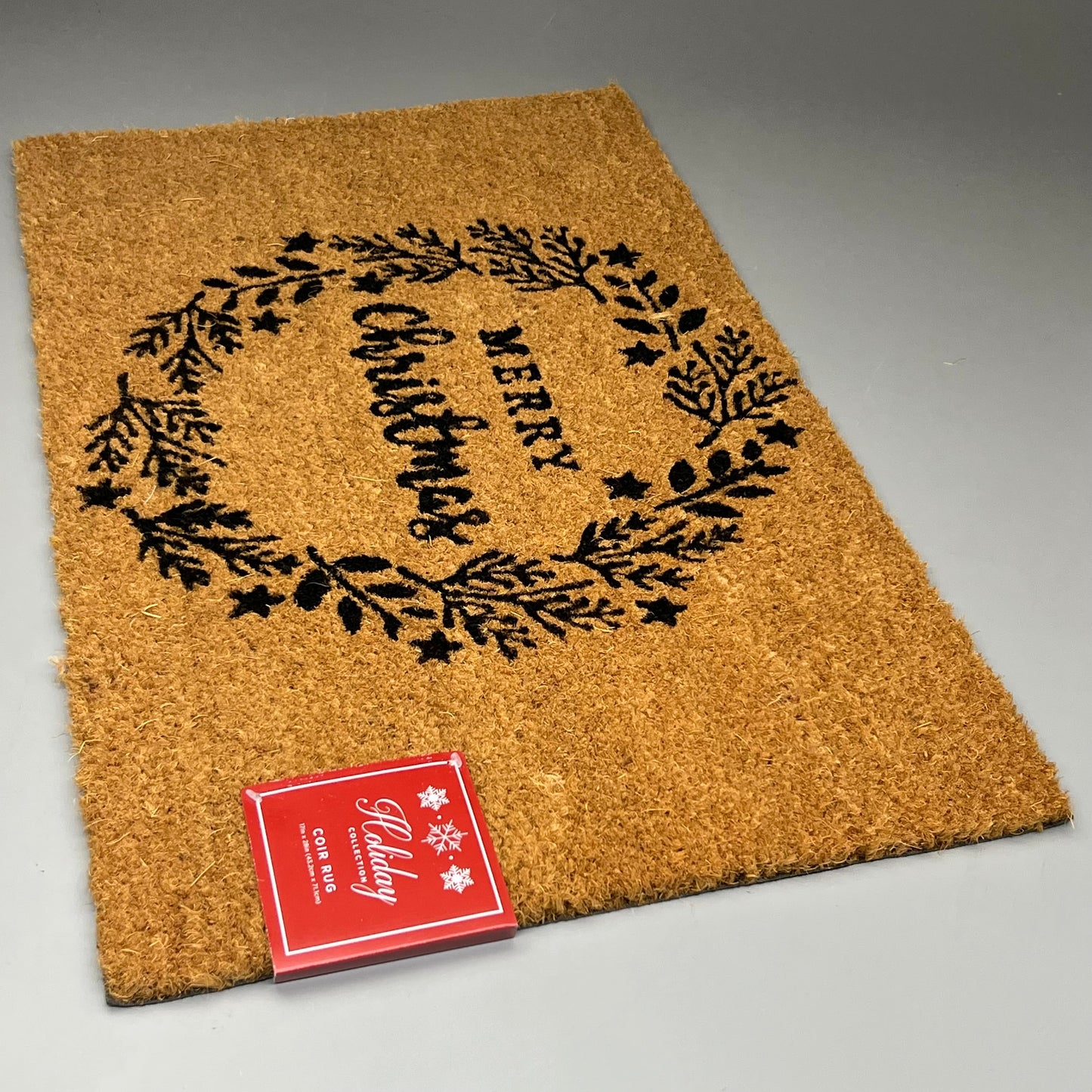 ZA@ HOLIDAY COLLECTION (6 PACK) Assorted Christmas Coir(Coconut Husk) Door Mats 17x28 D