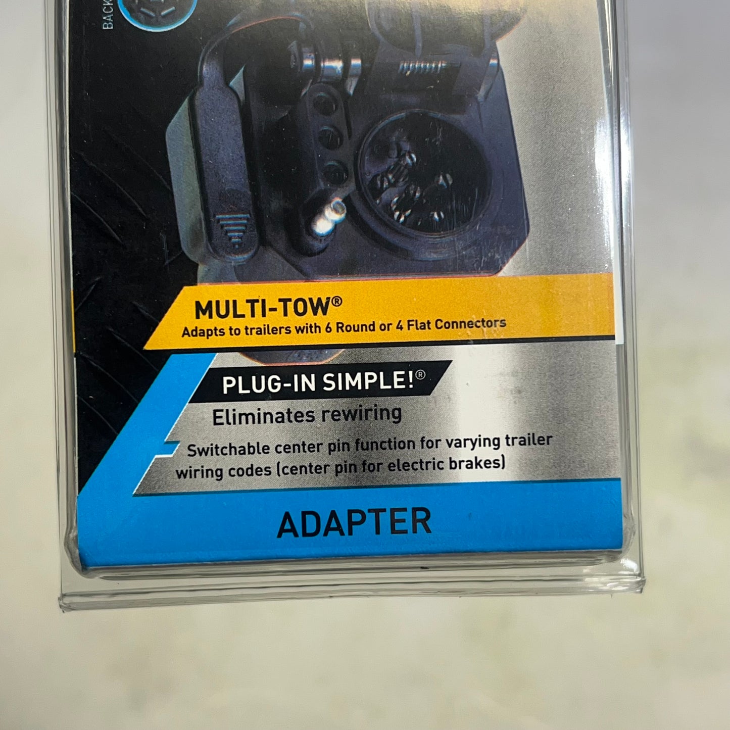 HOPKINS Multi-tow 7 Blade To 6 Round & 4 Flat Adapter (CP Electric Brake) 47575