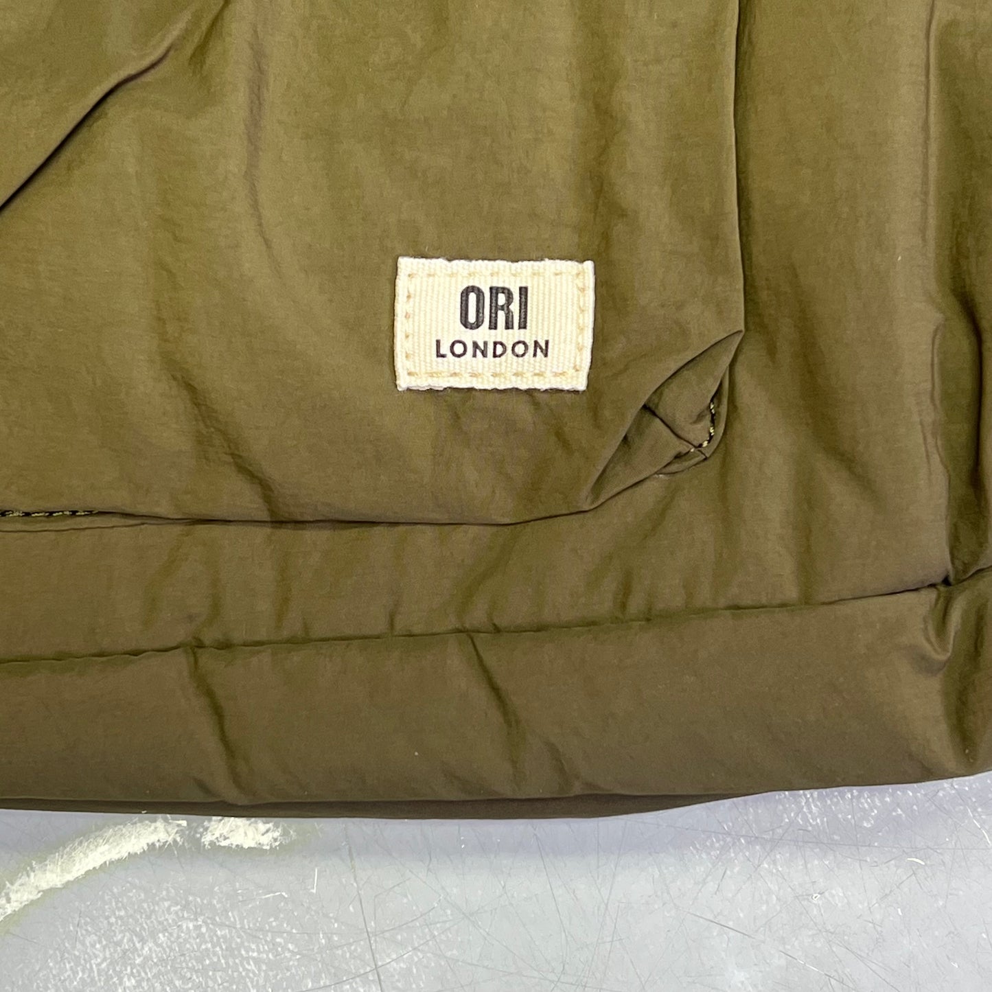 ORI LONDON Belsize Bag Made From Talson Material Medium Moss BELSMTMOS