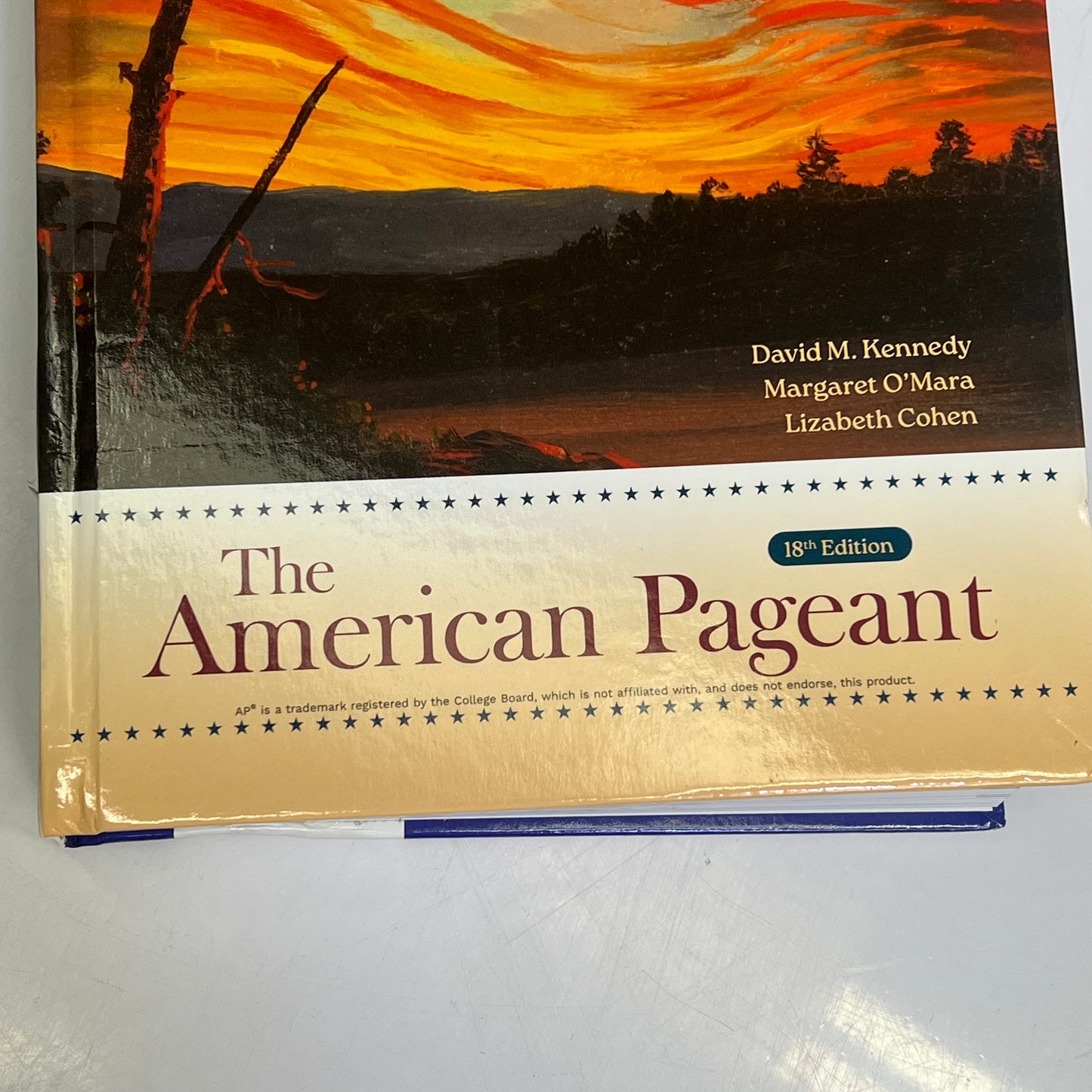 CENGAGE LEARNING The American Pageant 18th Ed Hardback Book AP Ed (Distressed)