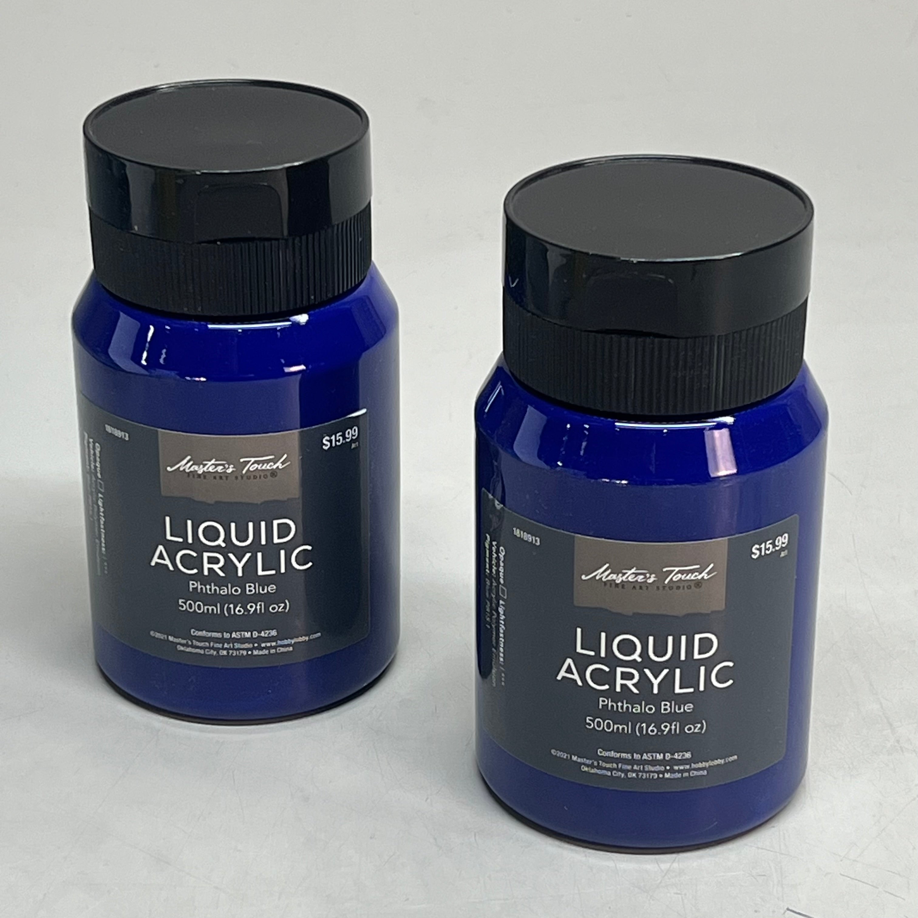 SYSTEM3 500ML PHTHALO BLU – Colore Acrilico Per Artisti – Prodotto Nel Regno Unito - 3