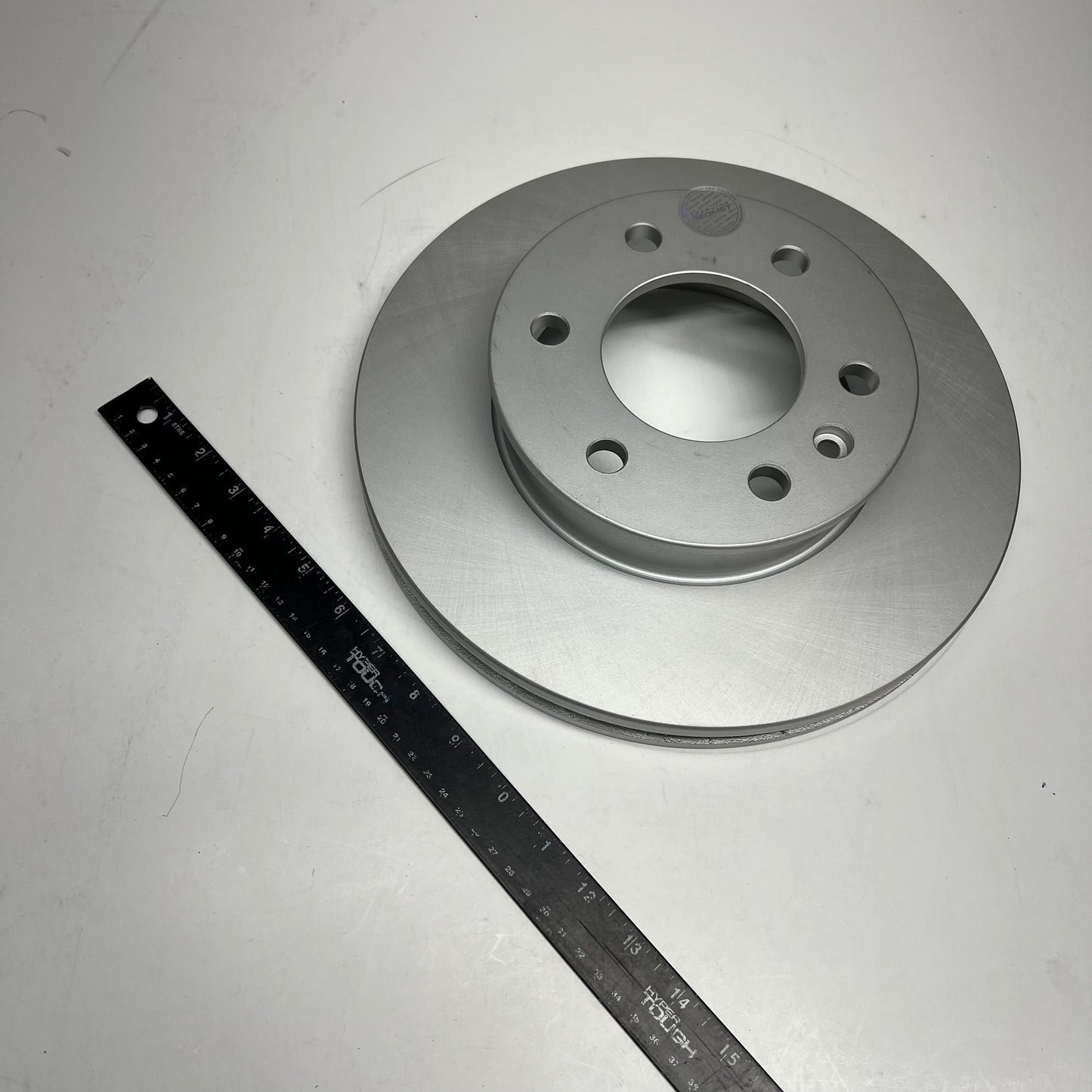 POWER STOP Evolution Coated Premium Brake Rotor 300 mm Silver EBR871EVC