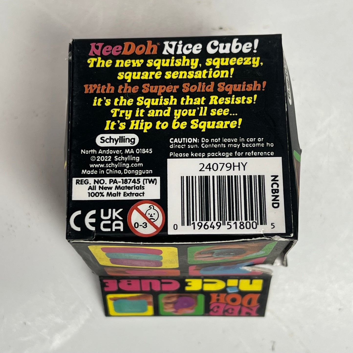 NEE DOH (2 PACK) Nice Cube Super Solid Squish Collectable Light Pink (As-Is)