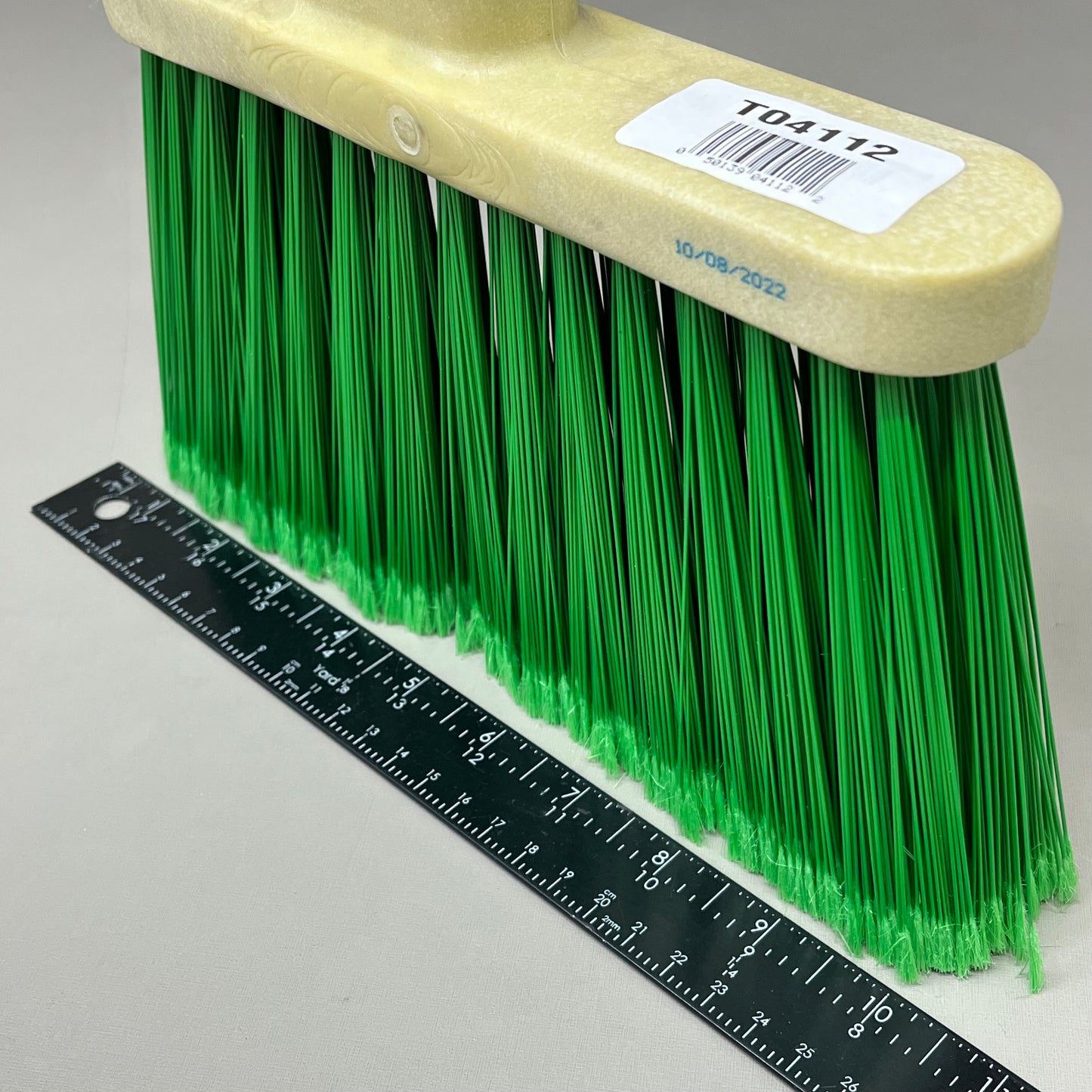 ABCO CLEANING (12 PACK) Polypropylene Bristles Angled Broom 9" Wx5" Green T04112