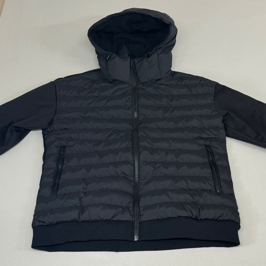 SAMSHIELD Sloane Equestrian Quilted Winter Coat Fleece Men's Sz L Black