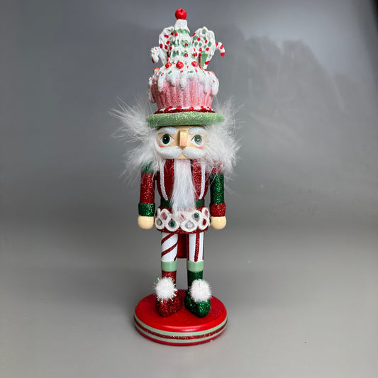 KURT S. ADLER Candy and Cake Hat Christmas Nutcracker Tree HA0576