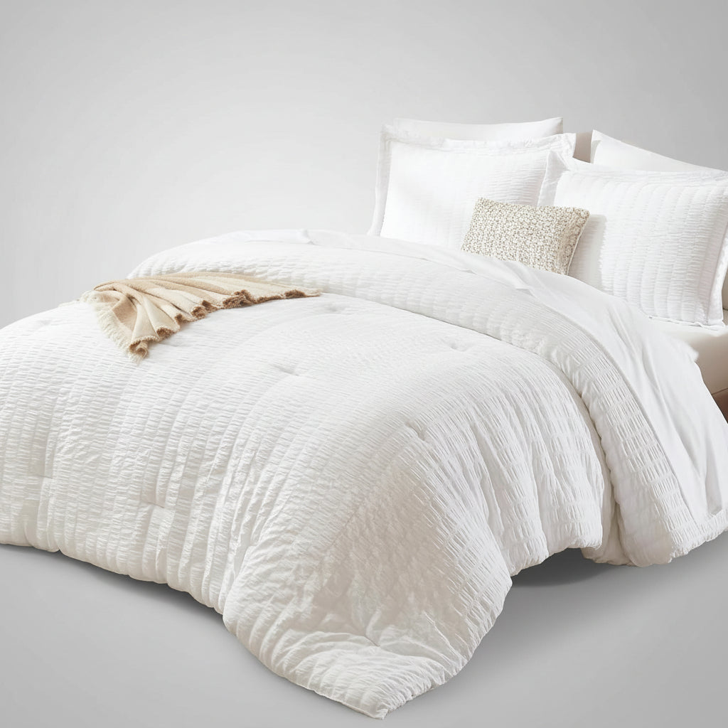 COZYLUX All Season Down Alternative Comforter 104x96" Cal King/King White