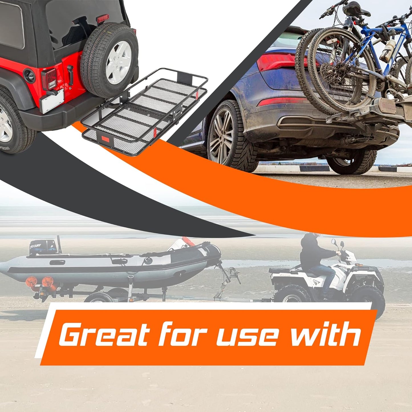 G2G4 Trailer Hitch Tightener Stainless Steel Anti-Rattle Clamp 1.25" to 2" Hitch