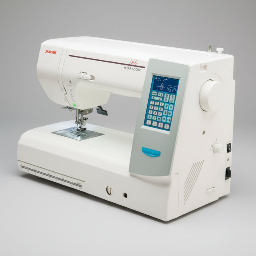 JANOME Sewing Machine Memory Craft Special Edition White 8200QCP