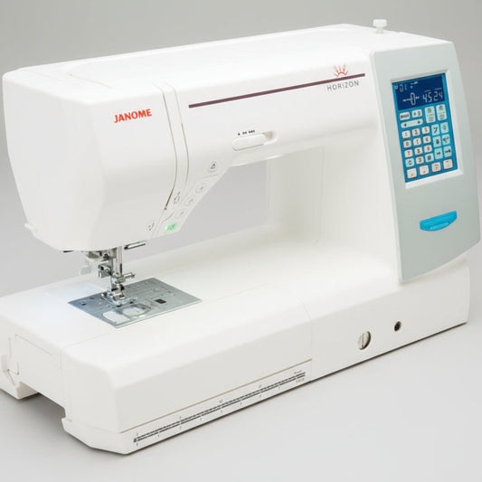 JANOME Sewing Machine Memory Craft Special Edition White 8200QCP